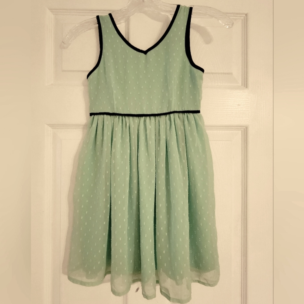 Tommy Hilfiger Girls Size 7 Teal Dress